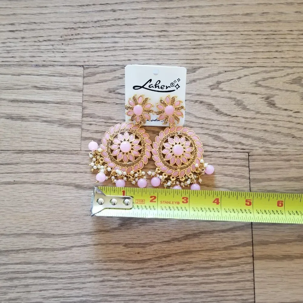 Laher Bollywood Style Hanging Earrings New